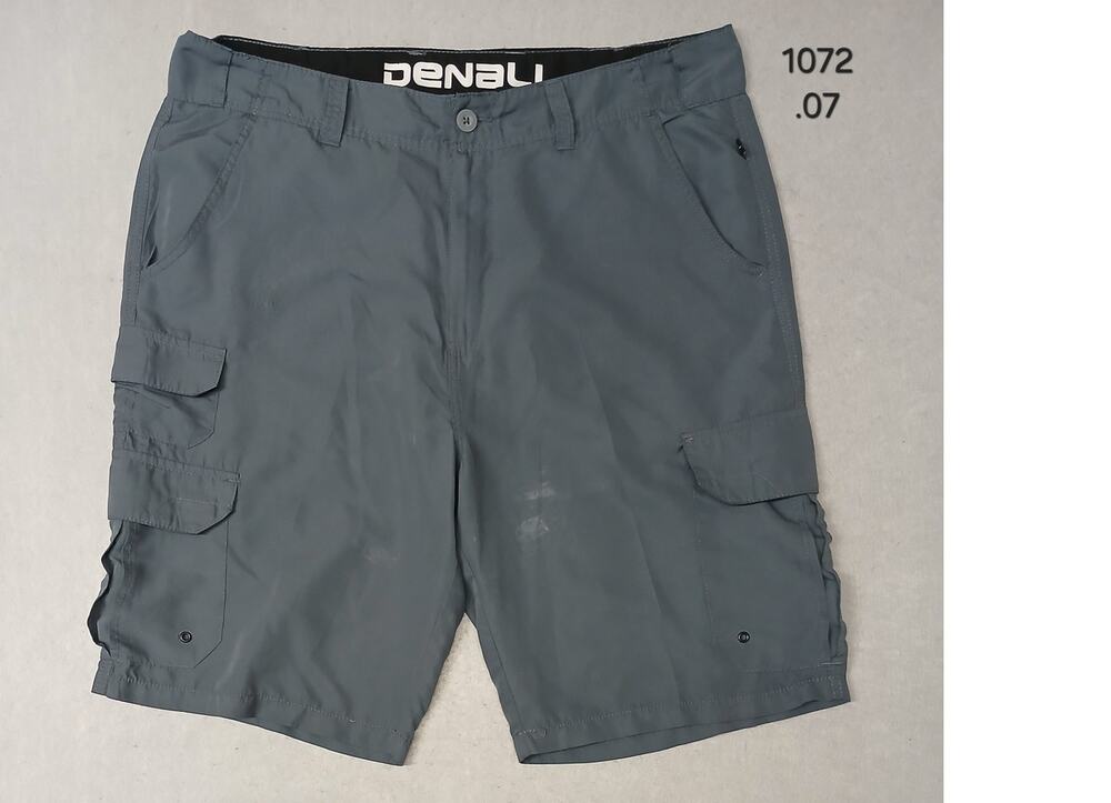 Denali (36) Gray Hybrid Outdoor Cargo Style Dri-Fit Shorts